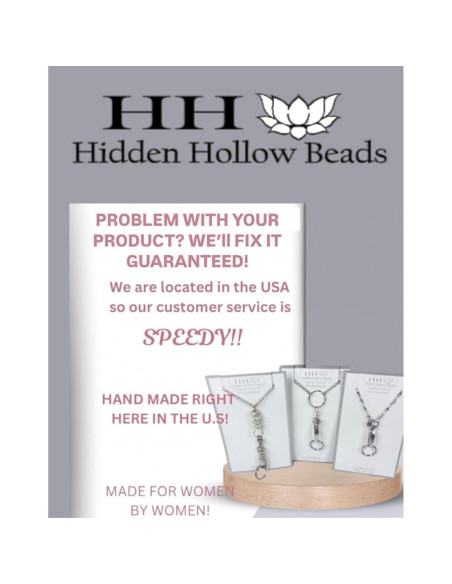 Portallaves de cuentas Hidden Hollow 30.48 cm Blanco para Mujeres Portallaves de cuentas Hidden Hollow 30.48 cm Blanco para Mujeres