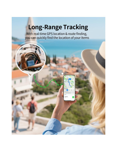 Rastreador Bluetooth FVJ Air-Tag Recargable para iPhone