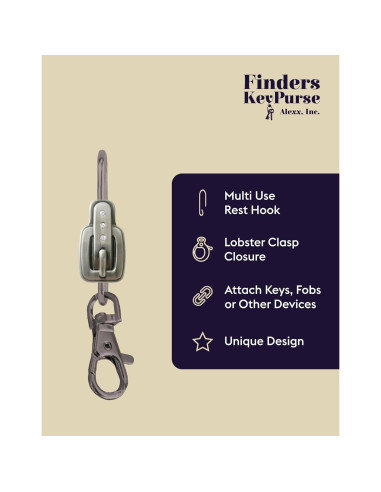 Buscador de Llaves para Bolsos Elegante - Organizador de Auto