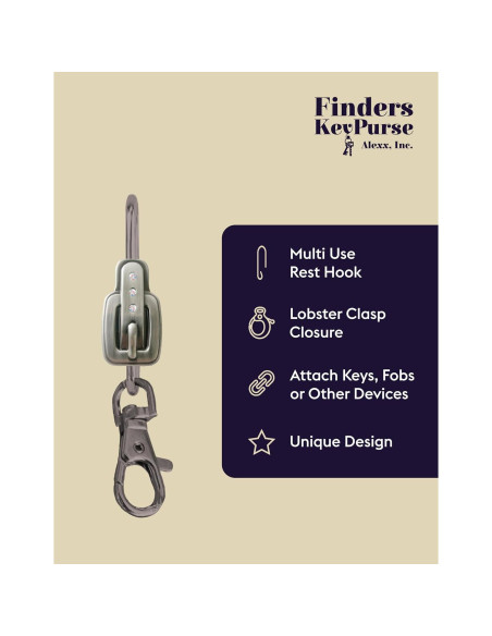 Buscador de Llaves para Bolsos Elegante - Organizador de Auto