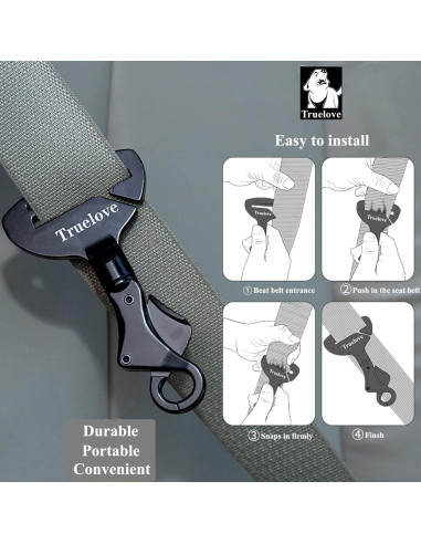 Cierre de Seguridad para Cinturón de Perro Truelove - Universal