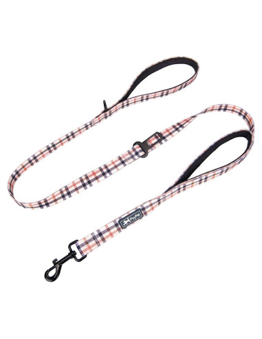 Correa para Perro PoyPet 1.52m con Cinturón de Seguridad Beige