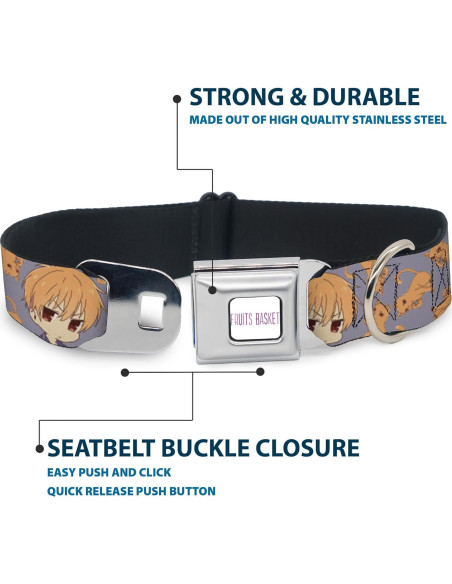 Collar de Perro Crunchyroll Kyo Soma 40.6-58.4 cm 3.8 cm