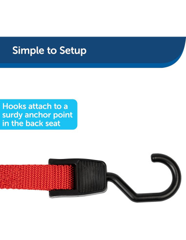 Correa de Asiento Trasero PetSafe Happy Ride Zipline 182.88 cm