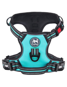 Arnés para Perros PoyPet XS Ajustable Reflectante Azul Menta