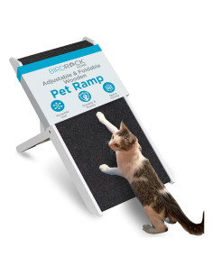 Rampa Ajustable para Mascotas BIRDROCK HOME Blanca 33 cm