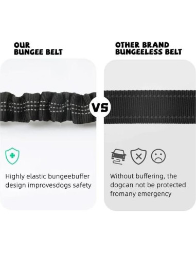 Cinturón de Seguridad para Perros CZZY Ajustable 65-90 cm