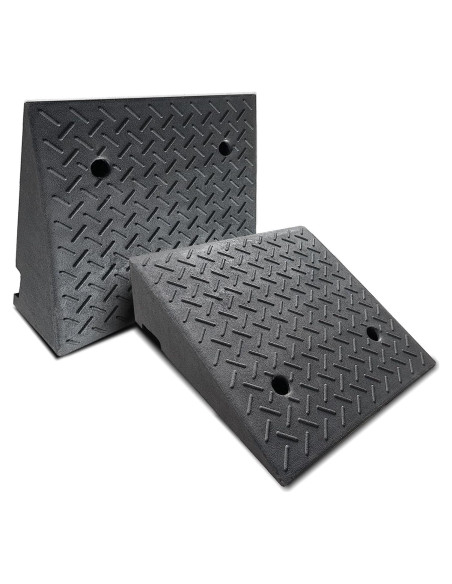 Rampas de entrada ROKENPOY de goma pesada 50x50x15.24 cm