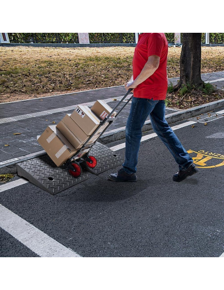 Rampas de entrada ROKENPOY de goma pesada 50x50x15.24 cm