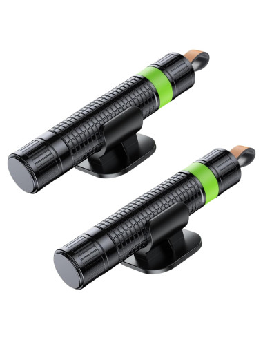 Martillo de Seguridad para Coche LANBOUY 2 Pack - Rompedor de Ventanas y Cortador de Cinturón