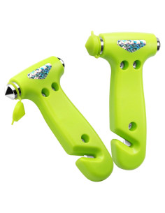 Rompeventanas de coche WONDER POINT - Kit de emergencia 2 paquetes