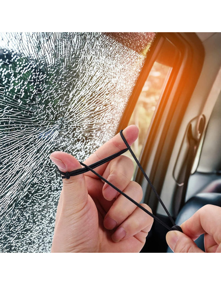 2 Pulseras Rompe Ventana de Coche Cobee con Carburo de Tungsteno