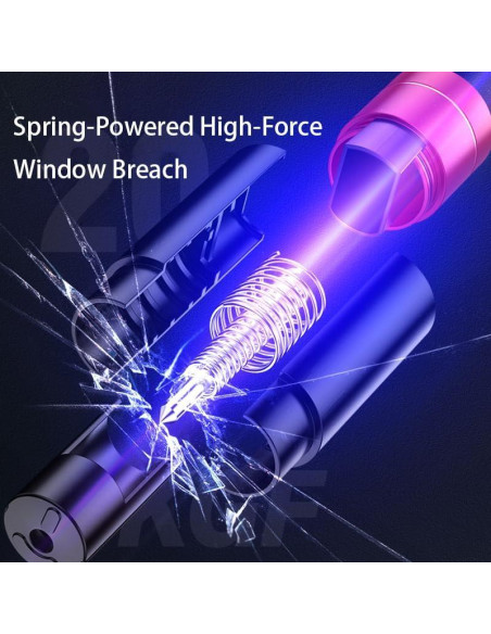 Martillo de Seguridad YMTengFei 2-en-1 para Automóvil - Cortador y Rompedor Martillo de Seguridad YMTengFei 2-en-1 para Automóvil - Cortador y Rompedor