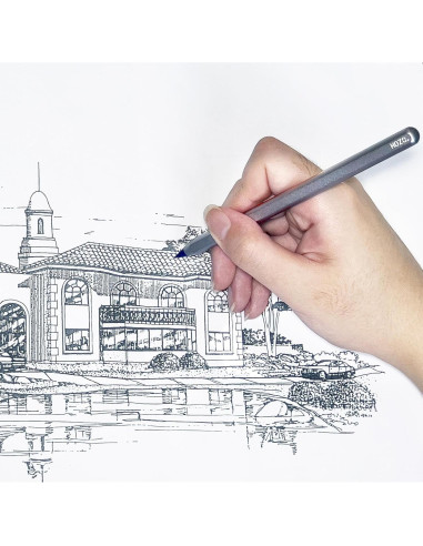 Combo HOZO NeoRuler y NeoPencil, Regla 30.48 cm y Lápiz 14.22 cm