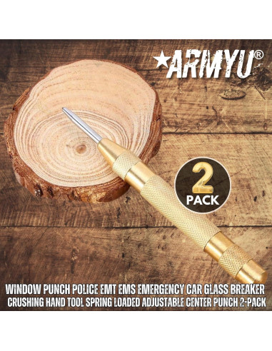 Herramienta Rompe Ventanas Emergencia EMT 2-Pack - Carga por Resorte