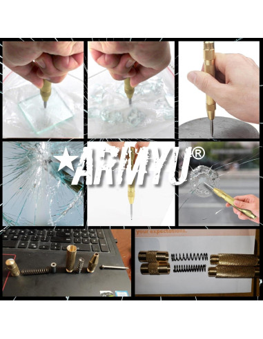 Herramienta Rompe Ventanas Emergencia EMT 2-Pack - Carga por Resorte