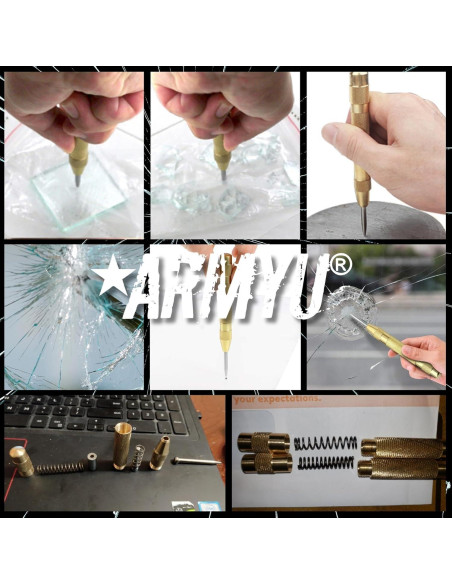 Herramienta Rompe Ventanas Emergencia EMT 2-Pack - Carga por Resorte