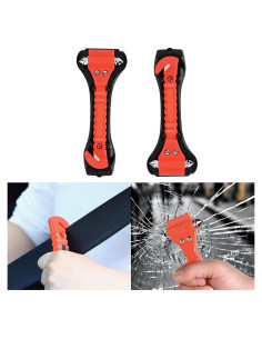 Juego de Martillo de Seguridad para Automóvil QZTYTY 2PCS