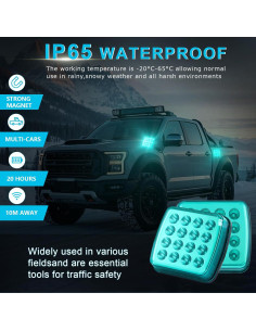 Flares LED Inalámbricos Markstor MST-06A para Emergencias 2