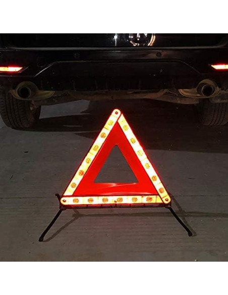Kit de Seguridad Fasmov 3 Triángulos de Advertencia Reflectores