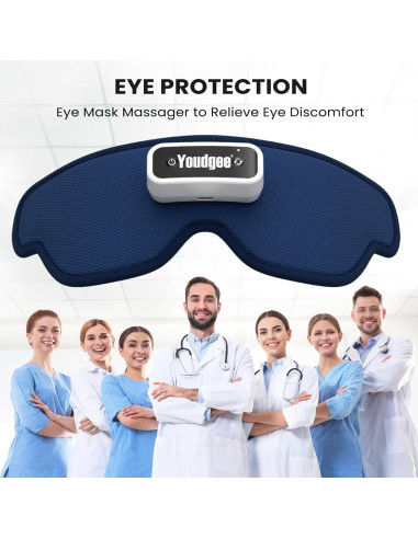 Masajeador de Ojos Youdgee BLU-EYM-0ES con Calor y Vibración