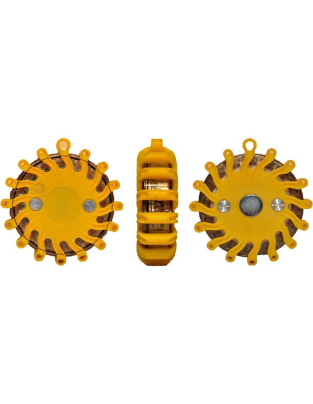 Luz de Advertencia LED Ámbar ESafety Lights PF16LLM 9 Funciones