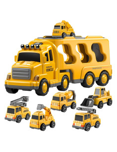 Camión de Construcción TEMI 7 en 1 para Niños 3 a 6 Años