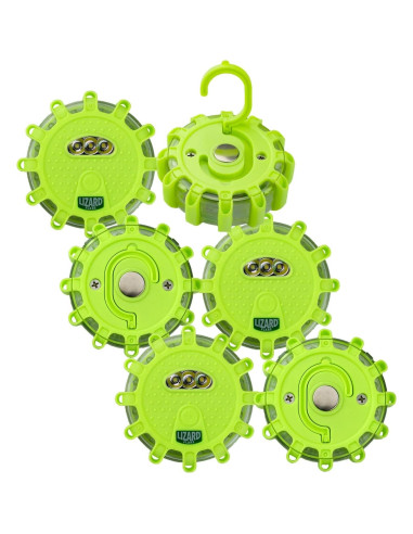 Bengalas LED de Seguridad Lizard Flare - 15 Luces, 9 Modos