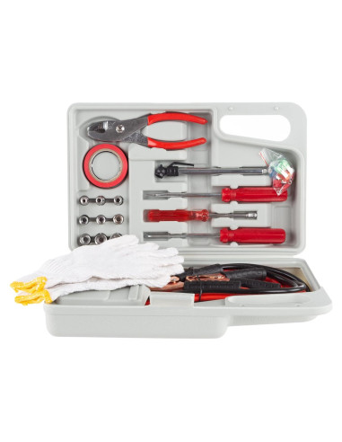 Kit de Emergencia en Carretera Stalwart 30 Piezas con Estuche