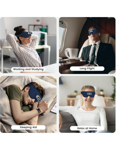 Masajeador de Ojos Youdgee BLU-EYM-0ES con Calor y Vibración