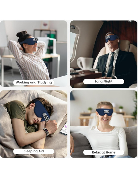 Masajeador de Ojos Youdgee BLU-EYM-0ES con Calor y Vibración