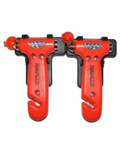 Paquete de 2 Martillos de Seguridad Ammallo - Escape Automóvil