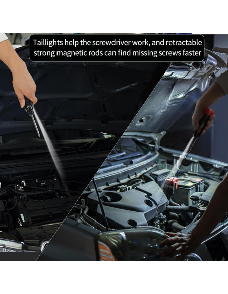 Martillo de Seguridad 6-en-1 BUSEJINS con Luz y Destornillador