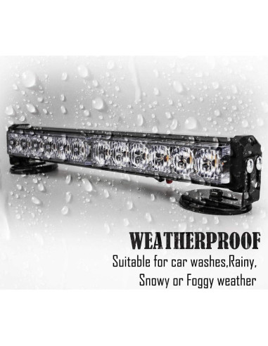 Barra de Luz de Emergencia Inalámbrica LE-JX 31.5 cm LED 12V