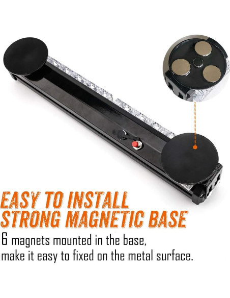 Barra de Luz de Emergencia Inalámbrica LE-JX 31.5 cm LED 12V