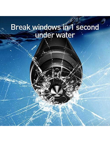 Martillo de Seguridad Diroya 2-en-1 Cortador y Rompedor de Cristales Martillo de Seguridad Diroya 2-en-1 Cortador y Rompedor de Cristales