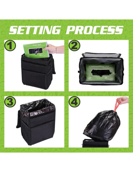 Bolsas de Basura K KNODEL 50 Unidades 11.36 Litros Resistentes