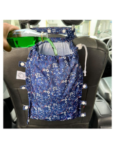 Bolsa de Basura Impermeable FLOCK THREE 8L Ajustable para Auto