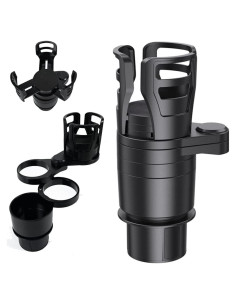Soporte Expansor Multifuncional 4 en 1 Genérico para Tazas de Coche