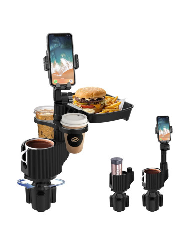 Bandeja para Portavasos de Coche Figtacico FG-101AU 5 en 1