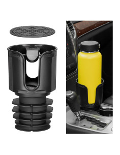 Soporte de Bebidas Ajustable KEMIMOTO para Automóvil 18-40oz