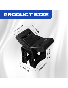 Divisor de Inserción para Portavasos Lyxheth Compatible Toyota Highlander 2014-2019 2