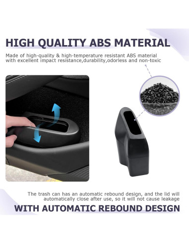 Basurero de Coche LUWU para Tesla Model 3 y Model Y 2018-2025