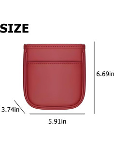 Organizador de Respaldo de Asiento de Coche Mandark Rojo 2