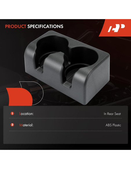 Soporte para Tazas A-Premium para Chevrolet Colorado 2004-2012