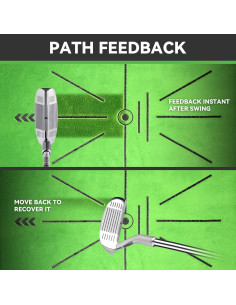 Alfombra de Golf COSPORTIC 40x30 cm con Retroalimentación 2