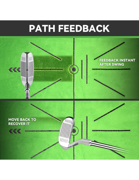Alfombra de Golf COSPORTIC 40x30 cm con Retroalimentación