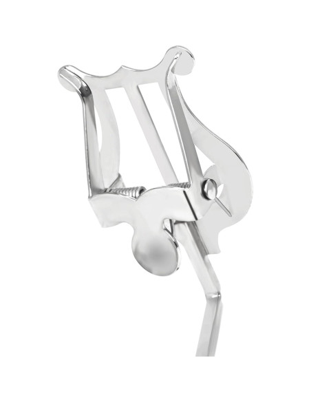 Soporte para Partituras de Flauta Ajustable de Hierro