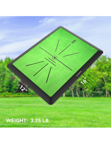 Alfombra de Golf COSPORTIC 40x30 cm con Retroalimentación