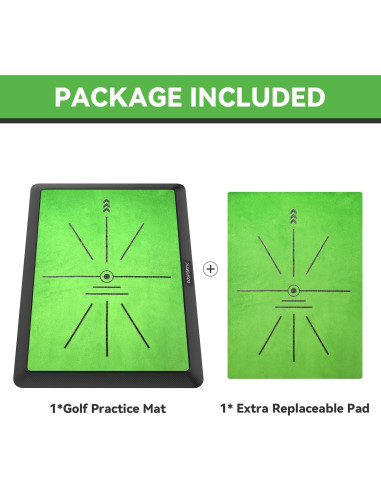 Alfombra de Golf COSPORTIC 40x30 cm con Retroalimentación